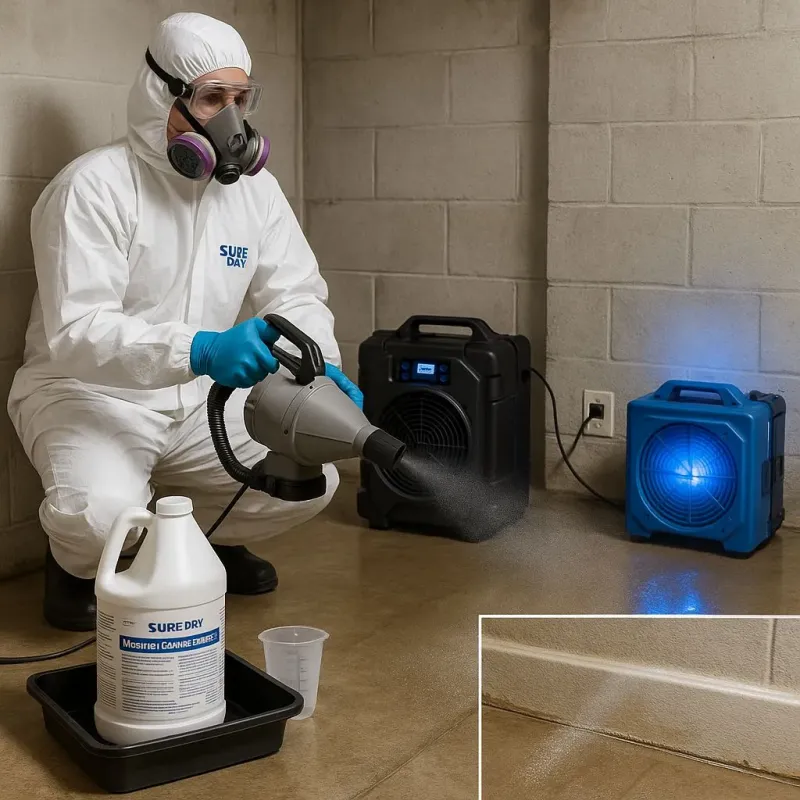 Sanitization and Odor Removal process in New Albany, MS